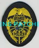 FLORIDA,ORLANDO POLICE BADGE PATCH 1
